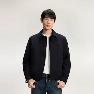 Tommy Hilfiger Ivy領輕薄刺繡休閒棉質外套 MW0MW33743 Shop Tommy Hilfiger Ivy領輕薄刺繡休閒棉質外套 MW0MW33743