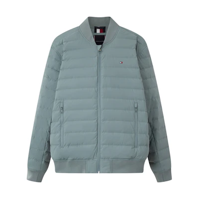 Tommy Hilfiger Lightweight Down Jacket - 90% Down Casual Bomber Style. MW0MW36762