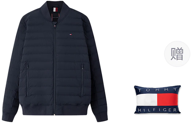 타미 힐피거 경량 다운 재킷 - 90% 다운 캐주얼 봄버 스타일. MW0MW36762 1
