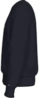 Purchase Tommy Hilfiger Logo Crew Neck Slim Fit Pullover Sweatshirt Navy Blue MW0MW34400-DW5