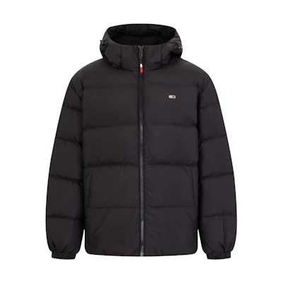 Tommy Hilfiger Loose Fit Hooded Puffer Jacket American Style Warm Coat DM0DM15447