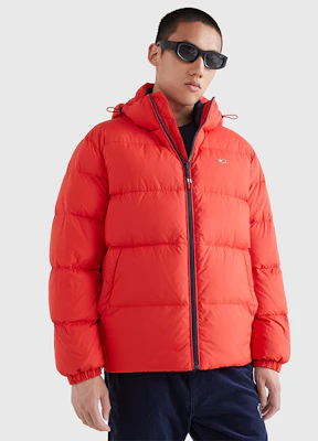 汤米希尔费格宽松版连帽羽绒夹克美式保暖外套 DM0DM15447 8