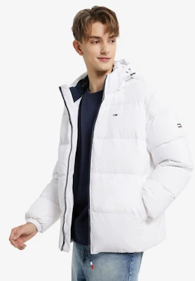 汤米希尔费格宽松版连帽羽绒夹克美式保暖外套 DM0DM15447 19