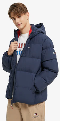 汤米希尔费格宽松版连帽羽绒夹克美式保暖外套 DM0DM15447 Sizing 汤米希尔费格宽松版连帽羽绒夹克美式保暖外套 DM0DM15447