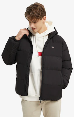 汤米希尔费格宽松版连帽羽绒夹克美式保暖外套 DM0DM15447 2