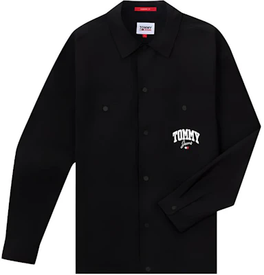 Chaqueta Camisa Tommy Hilfiger Loose Fit con Botones a Presión y Estampado Logo. DM0DM17240 Buy Chaqueta Camisa Tommy Hilfiger Loose Fit con Botones a Presión y Estampado Logo. DM0DM17240