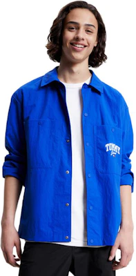 Chaqueta Camisa Tommy Hilfiger Loose Fit con Botones a Presión y Estampado Logo. DM0DM17240 Details for Chaqueta Camisa Tommy Hilfiger Loose Fit con Botones a Presión y Estampado Logo. DM0DM17240