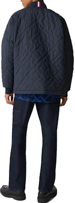 타미 힐피거 모노그램 퀼팅 봄버 재킷 네이비 블루 MW0MW27693-DW5 Shop 타미 힐피거 모노그램 퀼팅 봄버 재킷 네이비 블루 MW0MW27693-DW5