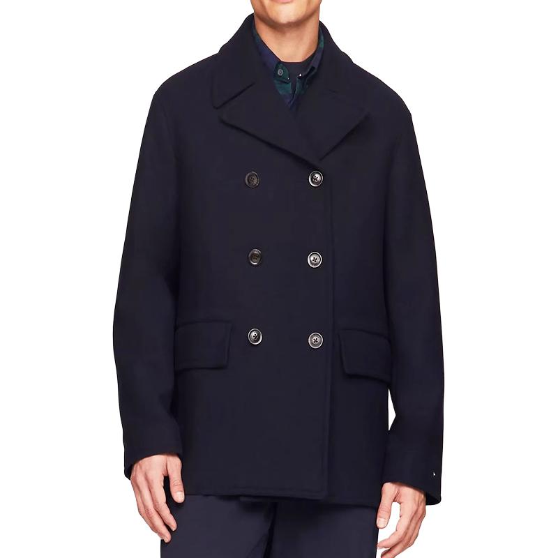 Order Tommy Hilfiger 海軍藍雙排扣中長版風衣 78JA112-410