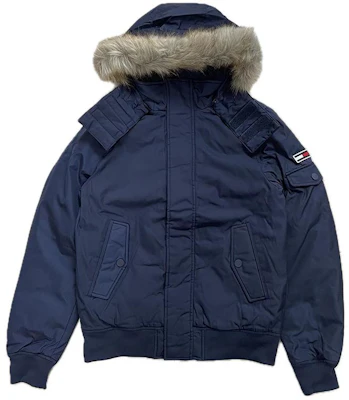 汤米希尔费格 海军蓝毛领连帽羽绒夹克 78J1956-410 Order 汤米希尔费格 海军蓝毛领连帽羽绒夹克 78J1956-410