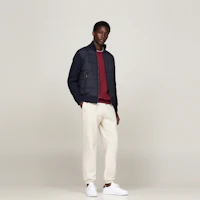 Details for Tommy Hilfiger Navy Padded Zip-Up Relaxed Fit Jacket for Casual & Business. MW0MW36721