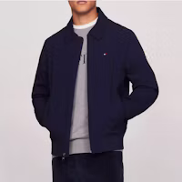 Shop Tommy Hilfiger Navy Waterproof Golf Jacket Retro American Style 78J9469-410