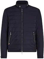 Order Tommy Hilfiger Navy Zip-Thru Racer Jacket Long Sleeve Outerwear. MW0MW33752-DW5