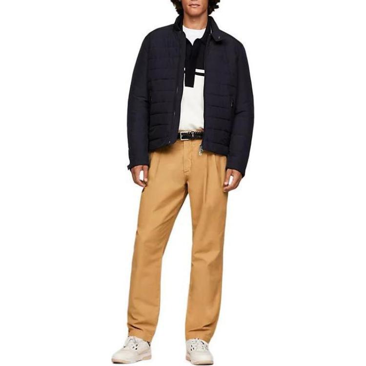 Lookbook Tommy Hilfiger 海軍藍拉鍊賽車外套長袖外穿夹克. MW0MW33752-DW5
