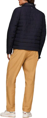 Tommy Hilfiger 海軍藍拉鍊賽車外套長袖外穿夹克. MW0MW33752-DW5 Shop Tommy Hilfiger 海軍藍拉鍊賽車外套長袖外穿夹克. MW0MW33752-DW5