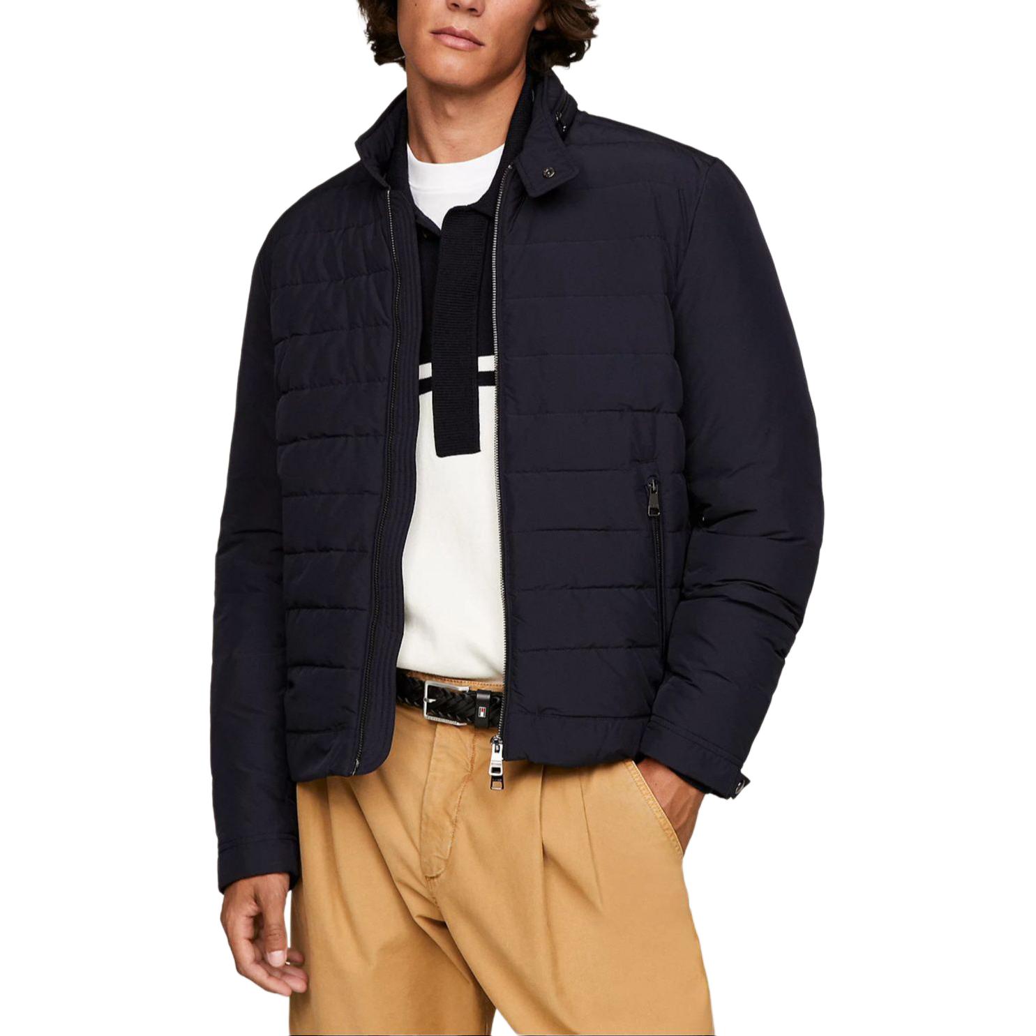 Purchase Tommy Hilfiger 海軍藍拉鍊賽車外套長袖外穿夹克. MW0MW33752-DW5