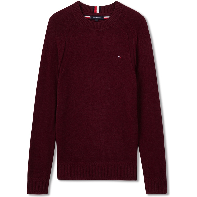 Tommy Hilfiger  Pure Wool Slim Fit Crew Neck Knit Sweater. XM0XM02616