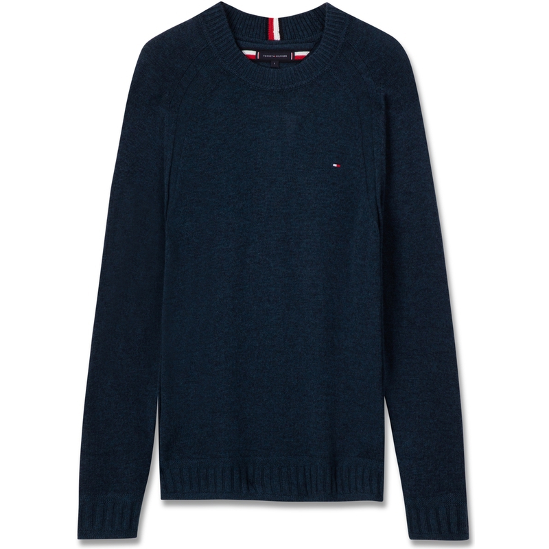 Order Tommy Hilfiger 純羊毛修身圓領針織毛衣 XM0XM02616