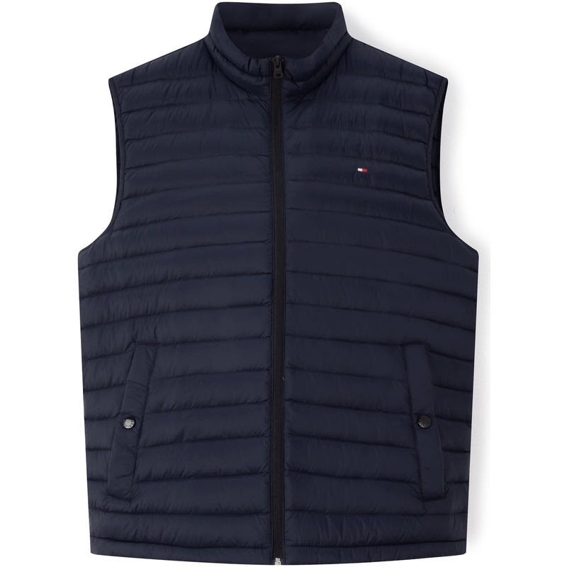 Tommy Hilfiger  Quilted Down Vest Navy Blue Casual Lightweight Slim Fit XM0XM02538-DW5 圖 2