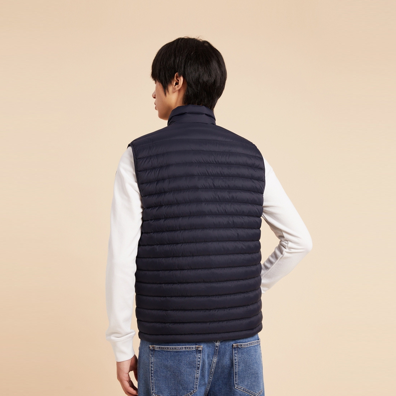 Tommy Hilfiger  Quilted Down Vest Navy Blue Casual Lightweight Slim Fit XM0XM02538-DW5 圖 5
