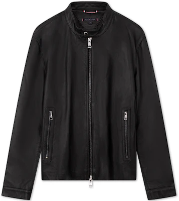 Tommy Hilfiger 復古機車皮衣 黑色 MW0MW36635 Buy Tommy Hilfiger 復古機車皮衣 黑色 MW0MW36635