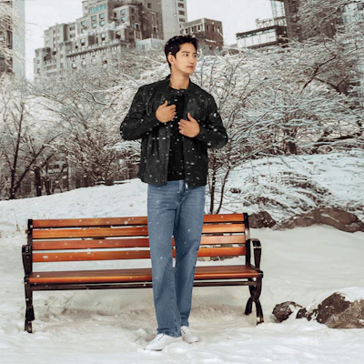 Tommy Hilfiger 復古機車皮衣 黑色 MW0MW36635 Details for Tommy Hilfiger 復古機車皮衣 黑色 MW0MW36635