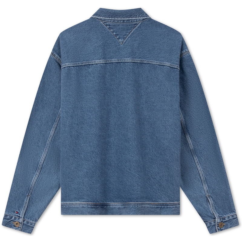 Tommy Hilfiger  Retro Denim Jacket with Dual Pockets in Denim Blue. MW0MW34523 圖 3