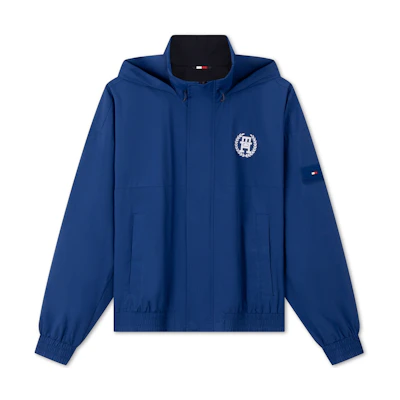 Tommy Hilfiger Retro Reversible Embroidered Hooded Jacket Navy/Black. MW0MW34452