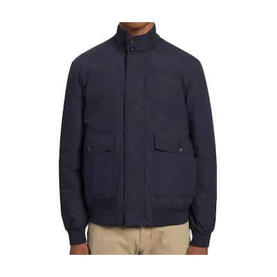 Tommy Hilfiger Retro Thickened Stand Collar Cotton Jacket Navy Blue 78J9391-410