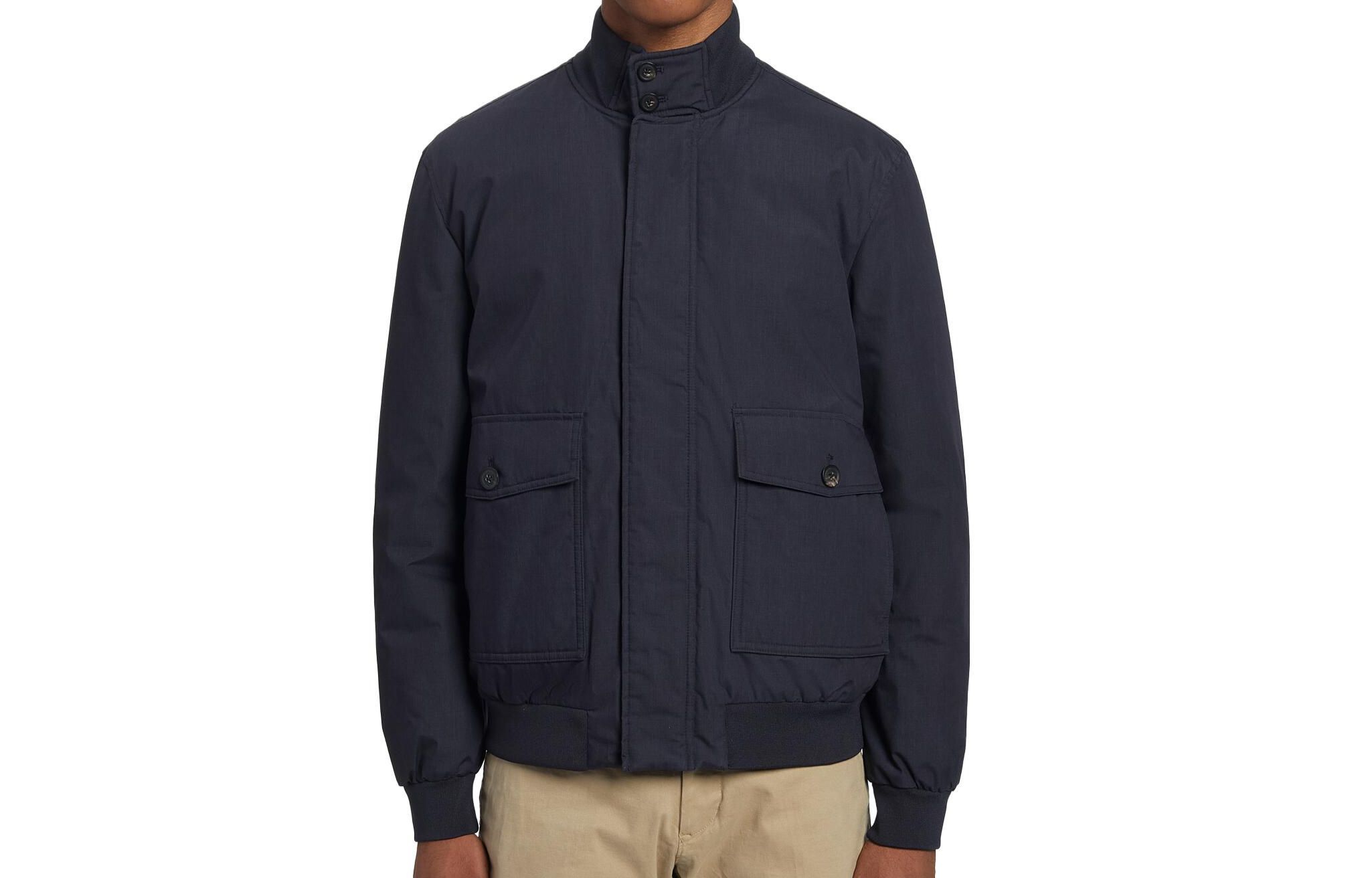 Order Tommy Hilfiger 復古加厚立領棉外套 深藍色 78J9391-410