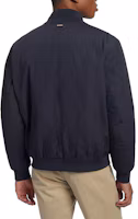 Shop Tommy Hilfiger Retro Thickened Stand Collar Cotton Jacket Navy Blue 78J9391-410