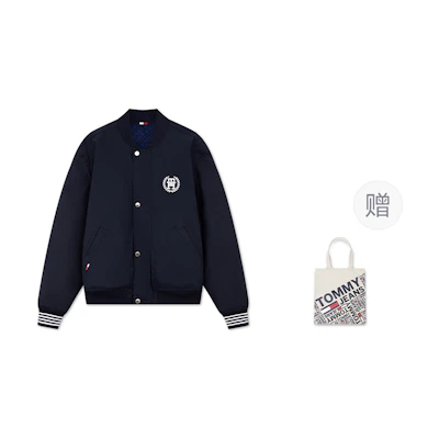 Tommy Hilfiger Reversible American Casual Bomber Jacket. MW0MW34451-DW5