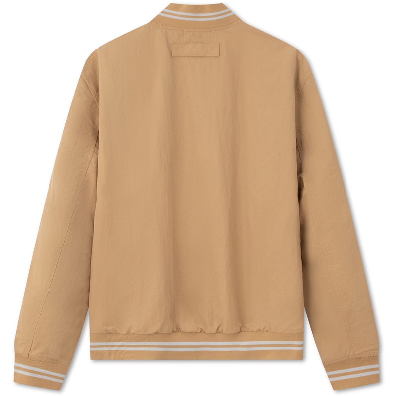 Lookbook Tommy Hilfiger 雙面刺繡學院轟炸機外套 卡其/黑白配色 MW0MW33755