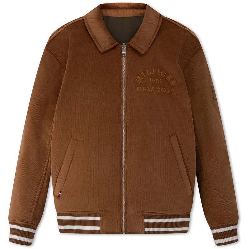 Order Tommy Hilfiger 復古雙面燈芯絨拉鍊夾克保暖外套 MW0MW32792