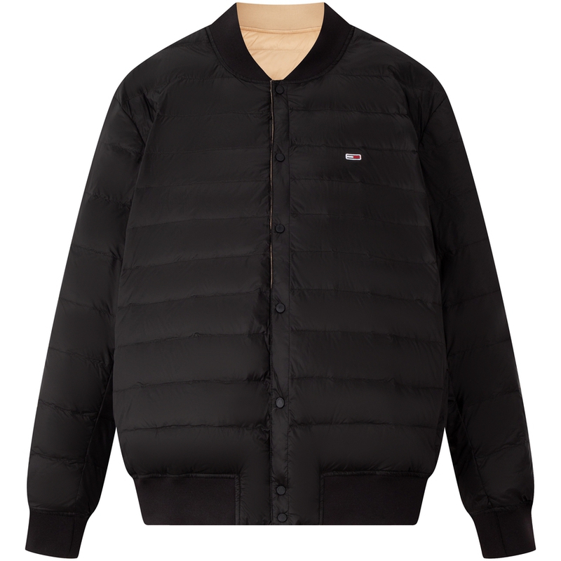 Shop 토미힐피거 리버서블 다운 퍼퍼 자켓 - 캐주얼 후디 루즈핏. XM0XM03221