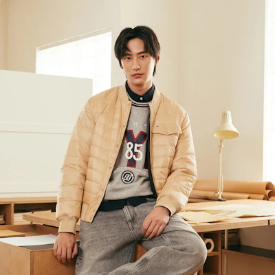 토미힐피거 리버서블 다운 퍼퍼 자켓 - 캐주얼 후디 루즈핏. XM0XM03221 Details for 토미힐피거 리버서블 다운 퍼퍼 자켓 - 캐주얼 후디 루즈핏. XM0XM03221