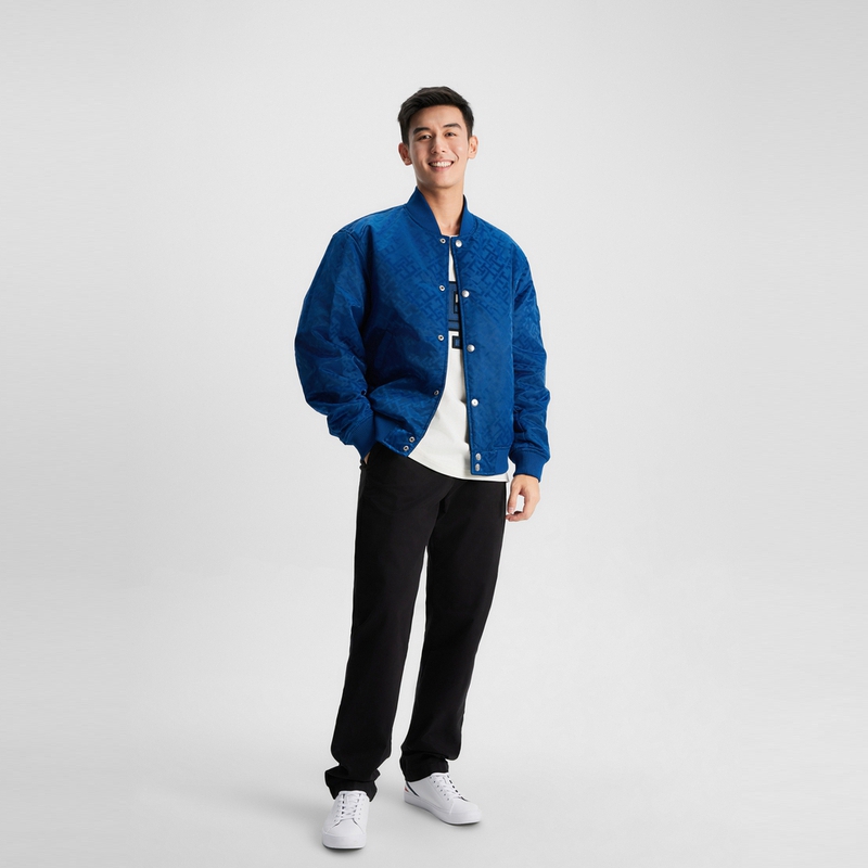 Cheap Chaqueta Bomber Reversible Jacquard Tommy Hilfiger. MW0MW34177