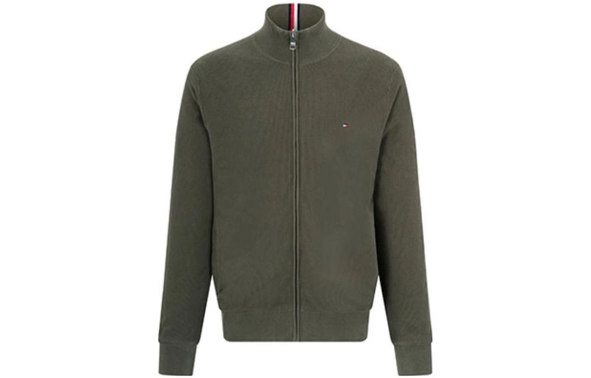 Lookbook Tommy Hilfiger 極簡標誌雙面針織開衫. MW0MW19495