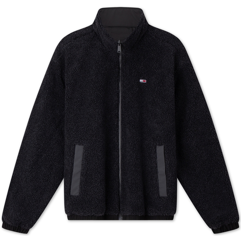 Shop Tommy Hilfiger 雙面穿羊羔絨拼色外套 DM0DM20462