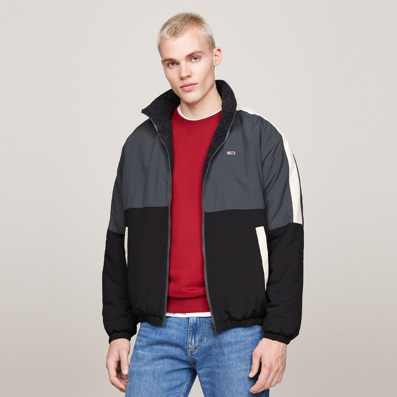 Sizing Tommy Hilfiger 雙面穿羊羔絨拼色外套 DM0DM20462