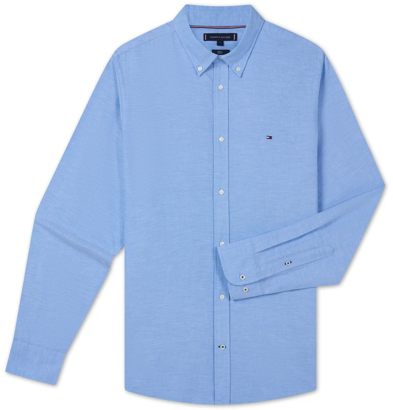 tommy-hilfiger-slim-fit-solid-oxford-cotton-long-sleeve-shirt-mw-0-mw-35774
