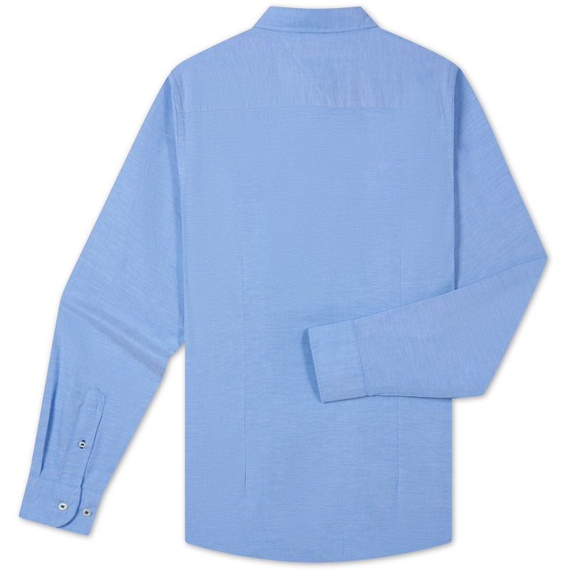 Lookbook Tommy Hilfiger Kemeja Lengan Panjang Slim Fit Oxford Cotton Solid MW0MW35774