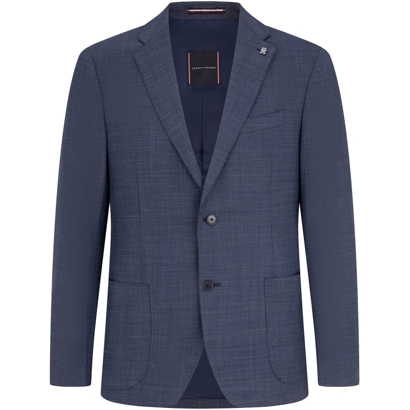 Order Tommy Hilfiger 修身羊毛混紡西裝外套 海軍藍 TQ002031