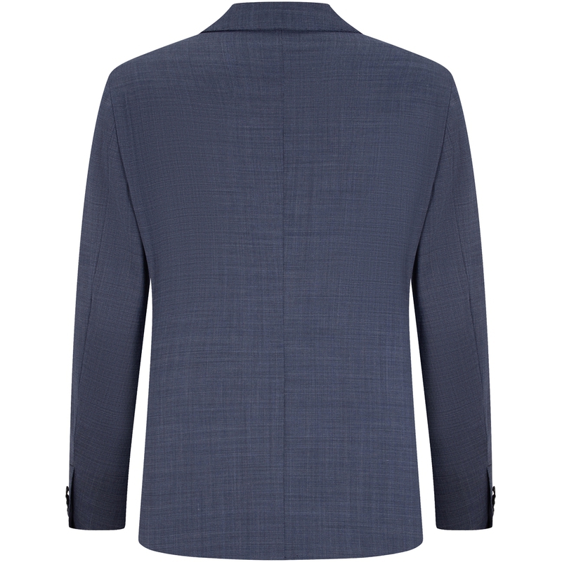 Lookbook Tommy Hilfiger 修身羊毛混紡西裝外套 海軍藍 TQ002031