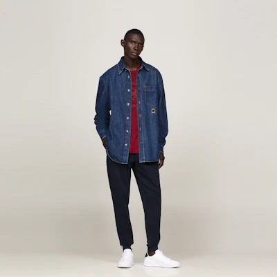 汤米·希尔费格 简约针织运动裤 休闲抽绳运动装 MW0MW37242 Sizing 汤米·希尔费格 简约针织运动裤 休闲抽绳运动装 MW0MW37242