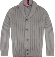 Order Tommy Hilfiger Solid Cotton Cardigan Button-Up Knit Sweater Khaki. 78J4542-280