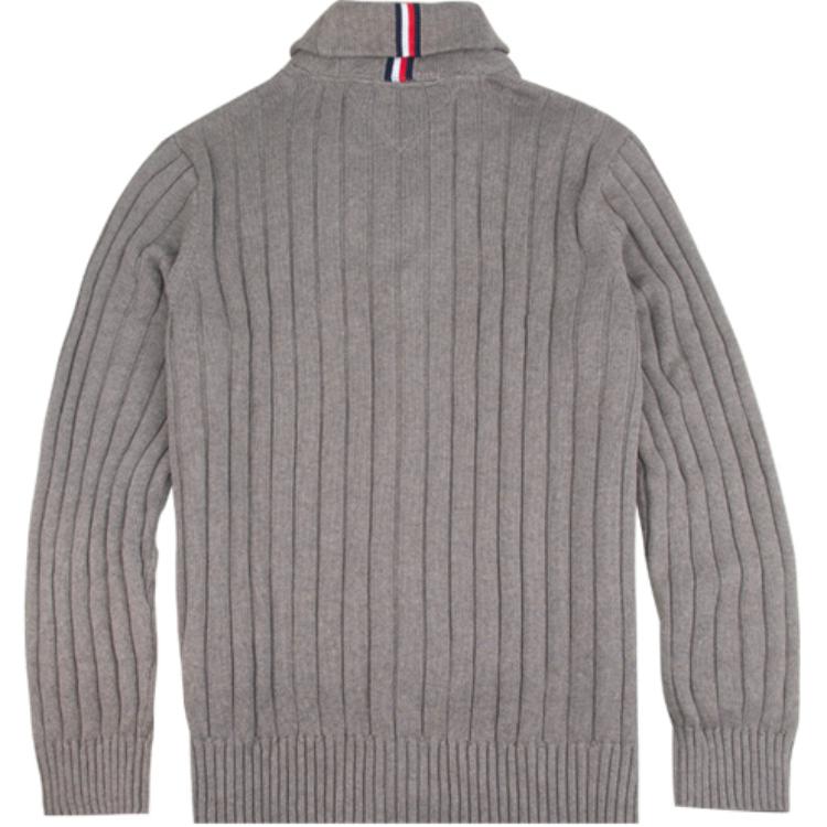 Lookbook Tommy Hilfiger 純棉卡其色開扣針織外套毛衣 78J4542-280