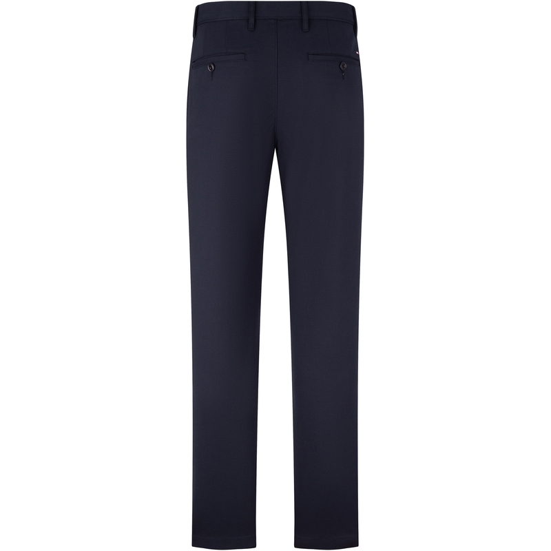 Lookbook 汤米希尔费格弹力斜纹经典直筒休闲裤 MW0MW37485