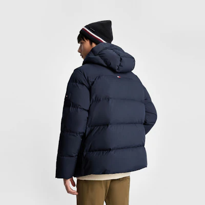 타미 힐피거 두꺼운 후드 패딩 다운 재킷 겨울 보온용 MW0MW32789 3