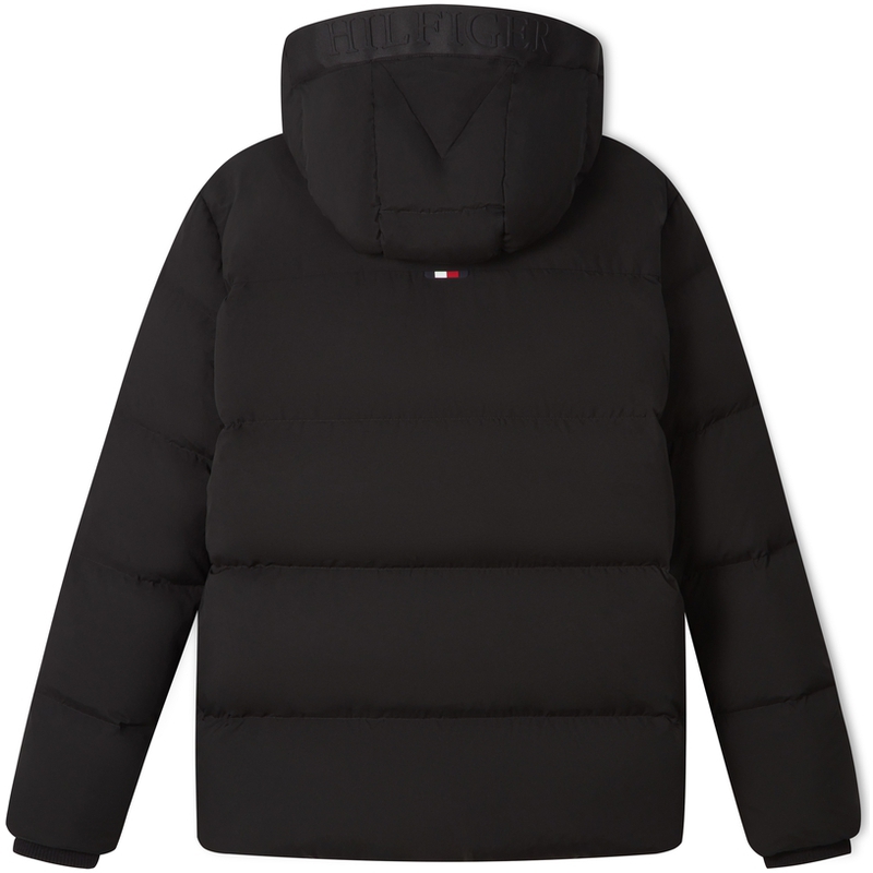 Lookbook 타미 힐피거 두꺼운 후드 패딩 다운 재킷 겨울 보온용 MW0MW32789